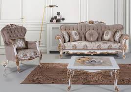 Living room furniture to match your style. Casa Padrino Luxury Baroque Living Room Set Gray Multicolor White Bronze 2 Sofas 2 Armchairs 1 Coffee Table Living Room Furniture In Baroque Style Noble Ornate