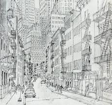 An Indian Summer Likes City Sketch Perspective Art City Drawing