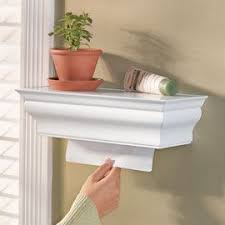 Shelf Papertowel Dispenser Paper Towel Dispensers Home Diy Towel Dispenser