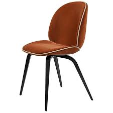 Beetle Dining Chair Fully Upholstered American Walnut Beetle Chair Fully Upholstered Dining Chair Gubi Beetle Chair
