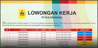 Maybe you would like to learn more about one of these? Buruan Daftar Pln Buka Lowongan Kerja Besar Besaran Untuk Lulusan Sma Berita Pns Terbaru
