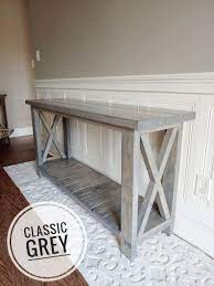 X Style Entryway Table Etsy Diy Entryway Table Farmhouse Furniture Farmhouse Entry Table