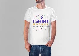 Download Free Realistic Men T Shirt Mockup Tshirt Mockup Shirt Mockup Mens Tshirts