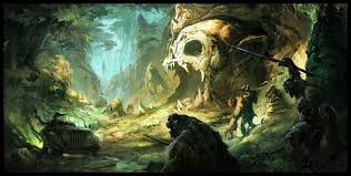 Background Landscape Fantasy War Castle Painted Paint Digital Brush Buildings Animals Nature Trees Monsters Castle Painting Art Jungle Images