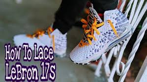 The lebron 7 china moon! Tutorial How To Lace The Lebron 17 Bron 2k Playoffs Gamer Exclusive On Feet Youtube