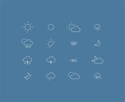 Weather icons is the only icon font and css with 222 weather themed icons, ready to be presently there are mappings for forecast.io, open weather map, world meteorological organization. 50 Free Weather Icon Sets To Download Hongkiat