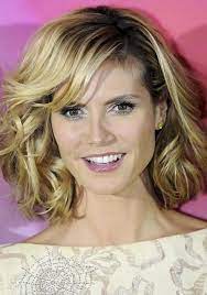 Heidi Klum Medium Length Hairstyle Curly Bob Pretty Designs Medium Curly Hair Styles Medium Curly Curly Hair Styles