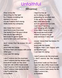 Rihanna Unfaithful Rihanna Lyrics Lyric Quotes Music Lyrics Songs