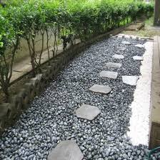 Black natural stone pebbles for garden decoration. China Black Pebble Stone Garden Decoration China Pebble Stone Pebble Stones