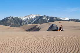 While great sand dunes has beauty and fun to offer during the day the real adventure begins when the sun goes down! Backpacking Great Sand Dunes National Park Preserve Backpacking