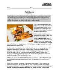 Create a post on your new blog. Fish Cheeks Amy Tan Lesson Plans Worksheets Reviewed By Teachers