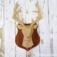 Download 3d Reindeer Shield Decoration Reindeer Christmas Svg Reindeer Head