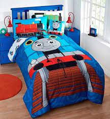 Thomas the tank engine bedroom combo by step2 is the perfect bedroom set for your little conductor. Amazon Com Thomas The Train 7 Piece Full Bed In A Bag Reversible Comforter Sham Sheets And Throw Pillow Twin Comforter Sets Toddler Bed Set Kids Canopy