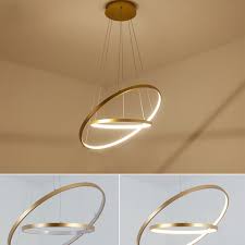 White circular ring 43w led pendant. Circular Ring Pendant Light 1 2 3 4 5 Led Chandelier Chicks Loft