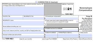 Form 1099-Nec For Nonemployee Compensation | H&R Block