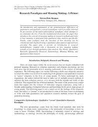 Legislative reform in the form of the malaysian residual ambiguities arising from the interpretation and application of the 2005 act have been addressed by the arbitration (amendment) act 2011 (2011. Pdf Research Paradigms And Meaning Making A Primer