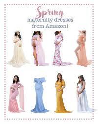 Spring Maternity Dresses From Amazon Affordable Photography Props In 2020 Maternity Dresses Spring Maternity Dresses For Photoshoot Maternity Dresses