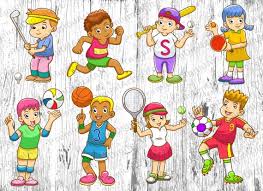 .cometa niños deportes al aire libre de la sonrisa de animación volando cometas al aire libre mejor calidad,precios competitivos con integral. 8 Ninos De Deporte De Dibujos Animados Clipart Imagenes Etsy