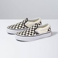 Black And White Checkered Vans Kids Kids Checkerboard Slip On Shop Girls Shoes At Vans In 2020 Toddler Shoes Girls Shoes Kid Shoes