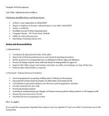 It is the first thing a hiring manager sees before they go through your cv. Sample Job Description Gozambiajobs
