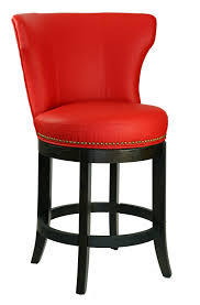 Entertain Like Royalty With This Over Sized Swivel Kitchen Counter Stool Available In Fire Engine Red Com Leather Counter Stools Counter Stools Stylish Chairs