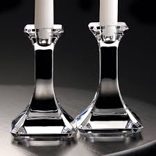 Orrefors crystal signed 2 pc ball footed 2 3/8 taper candle holders. Orrefors Regina Small Candlesticks Pair Crystal Classics
