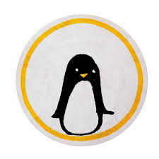Setzen sie diese stücke in den behälter. Runder Teppich Pinguin O 140 Cm Wallenfels Onlineshop