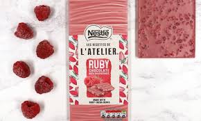 Cocoa butter, cocoa mass, milk powder, sugar (as well as emulsifier, soy lecithin, citric acid, and vanilla flavoring). Nestle Launches Les Recettes De L Atelier With Ruby Chocolate For Valentine S Day