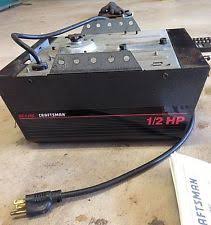 Craftsman Garage Door Opener 139 53615sr 1 2 Hp Motor Unit Not Working Craftsman Garage Door Opener Craftsman Garage Door Garage Door Opener