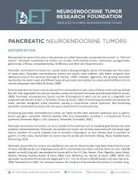 Pancreatic Neuroendocrine Tumors Pancreatic Neuroendocrine Cancer Tumor
