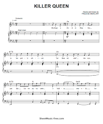 Browse our 89 arrangements of bohemian rhapsody. sheet music is available for piano, voice, guitar and 62 others with 30 scorings and 7 notations in 28 genres. Killer Queen Sheet Music Queen Sheetmusic Free Com