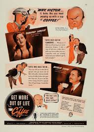 1942 Ad Pan American Coffee Bureau Drink Dorothy Lamour Original Advertising Joe Coffee Vintage Coffee Kittens Vintage