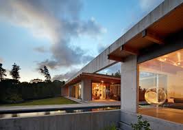Wide Open Home Plan On Big Island Of Hawaii Architecture Concrete House Architecture Design
