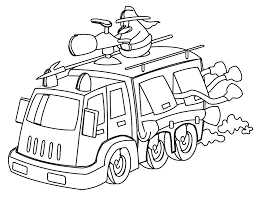 Download and print these free printable fire truck coloring pages for free. Cartoon Fire Truck Coloring Page Free Printable Coloring Pages For Kids