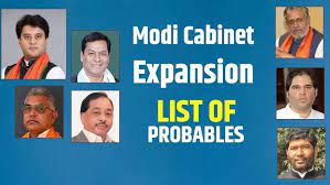 And all l other portfolios not allocated to any minister. Modi Cabinet Expansion List Of Probable Ministers India News India Tv