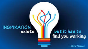 Inspiration Exists But It Has To Find You Working Inspiration Exists But It Has To Find You Working Finding Yourself Inspirational Quotes Getting Things Done