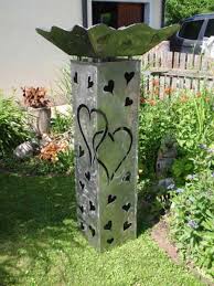 22 x 10 x 22 cm, fröhlicher hingucker für haus und garten, tolle tischdeko, deko fürs blumenbeet oder auch den balkonkasten. Kreative Deko Fur Den Garten Aus Rostigem Metall