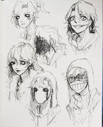 Pin By Anime On Creepypasta Marble Hornets Creepy Comics Creepypasta Characters Creepy Drawings