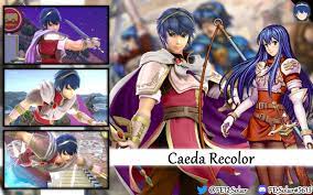 Marth - Caeda Recolor [Super Smash Bros. Ultimate] [Mods]