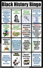 Image Result For African American History Bingo Black History Month Games African American History Month Black History Activities