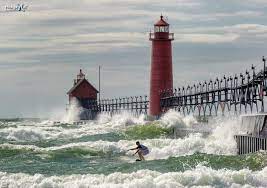 Lighthouse Gallery State Of Michigan Surfing Great Lakes Style Lake Michigan Lighthouses Lake Style Great Lakes