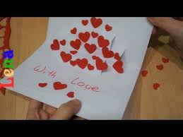 Diy geschenk zum valentinstag, anleitung, diy, basteln, geschenke zum valentinstag eine bunte valentinstag karte, mit ganz viel liebe. Karte Zum Valentinstag Basteln Pop Up Diy Valentines Day Catd Diy Kak Sdelat Valentinku Youtube