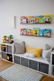 See more ideas about kids playroom, playroom, kids bedroom. Ikea Storage Is King In This Play Room The Book Rail Displays Colorful And Beloved Children S Books In The Storage Kids Room Room Ideas Bedroom Kid Room Decor