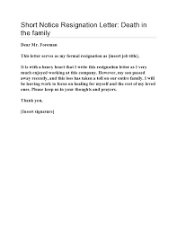 Use this resignation letter example when you want to give 24 hours notice to your employer. 30 Short Notice Resignation Letters Free Templatearchive