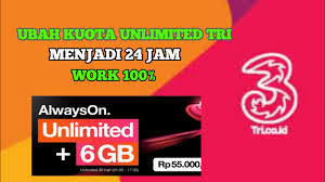 Bagaimana caranya untuk mendapatkan paket internet murah tri di atas. Cara Ubah Kuota Unlimited Tri Menjadi Reguler Atau 24jam Terbaru 2020 Youtube