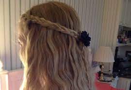Simple Side Braids Pulled Together In The Back Added A Bow To Dress It Up A Bit Side Braid Braids Hair Styles