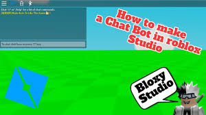 How To Make A Chat Bot On Roblox Studio Youtube