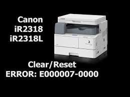 Search for your product to get started. How To Clear Error E000007 0000 For Canon Ir2320 Ir2318l By N4u Tutorial