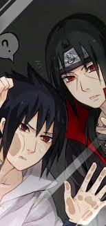 Pin Ot Polzovatelya Giktax Uchiha Na Doske Itachi Y Sasuke Animacionnye Zarisovki Milye Risunki Illyustracii Lisy