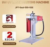 JPT 5W UV Fiber Laser Marking Machine with Water Chiller for ...